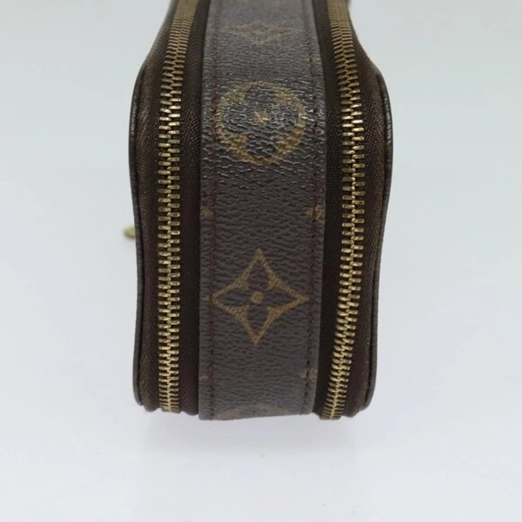 LOUIS VUITTON Monogram Trousse Brush PM Cosmetic Pouch M47510 LV Auth 120867 - Picture 6 of 16